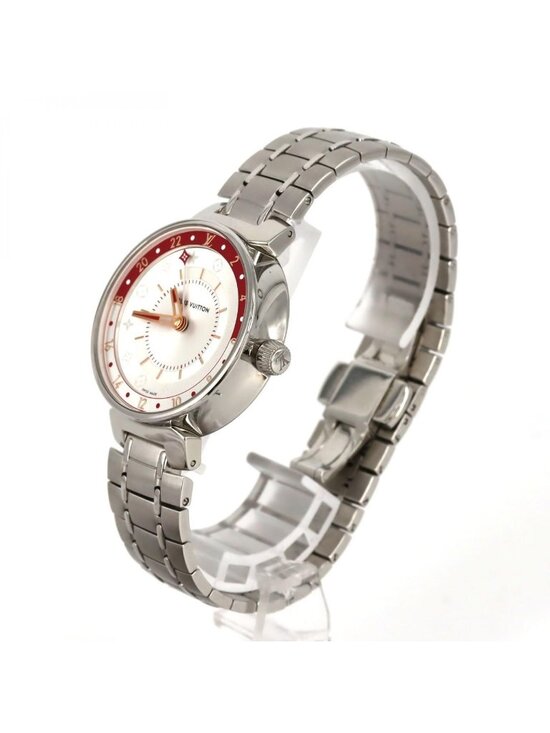 Louis Vuitton Tambour Moon Dual Time Qa106 SS Quartz main image 8